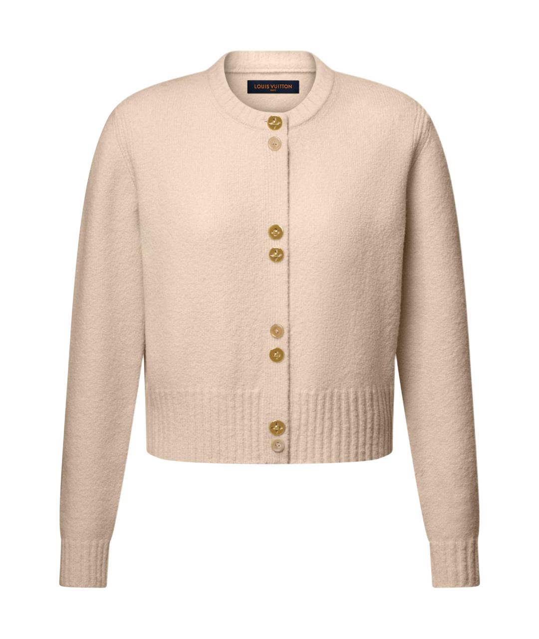 LOUIS VUITTON Бежевый кардиган, фото 1