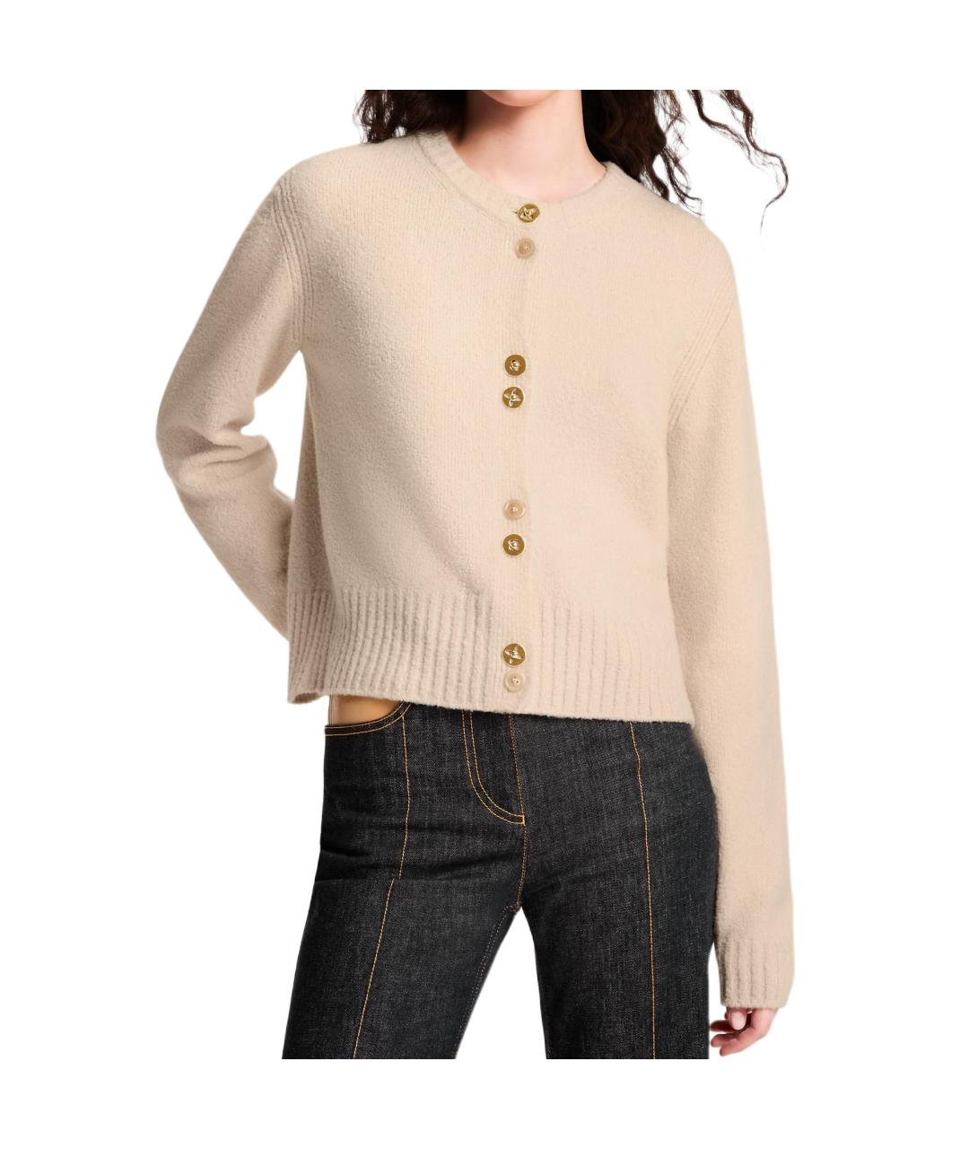 LOUIS VUITTON Бежевый кардиган, фото 2