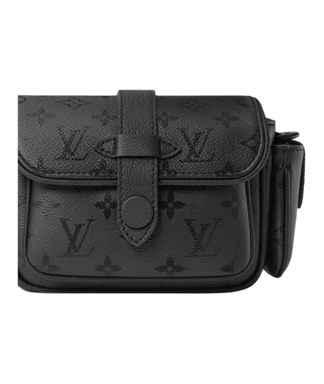 LOUIS VUITTON Черная сумка на плечо, фото 5