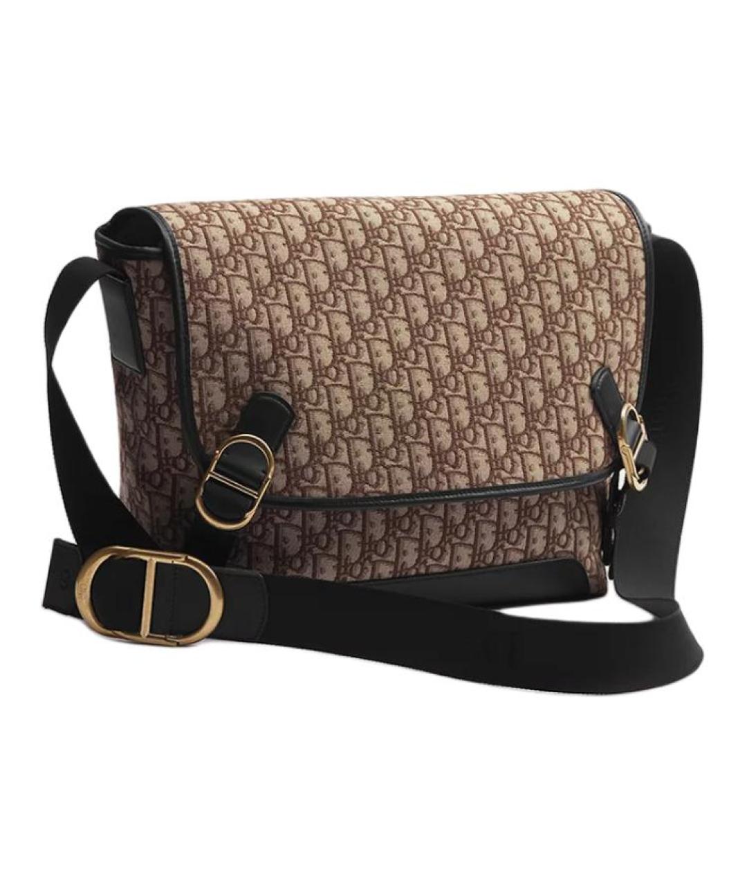 CHRISTIAN DIOR Коричневая сумка через плечо, фото 3