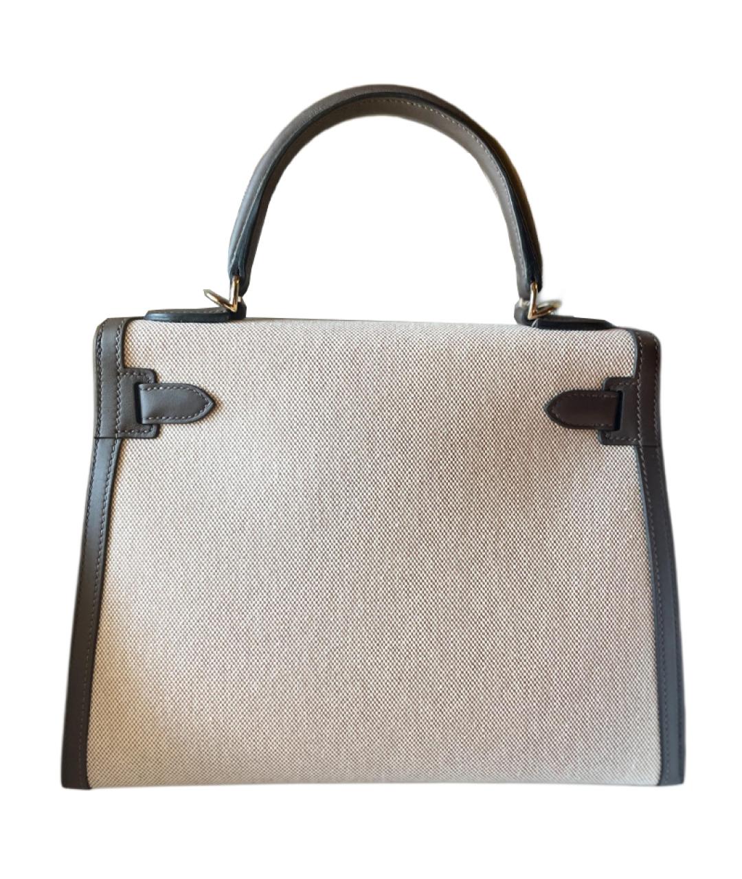 HERMES Бежевая сумка через плечо, фото 2