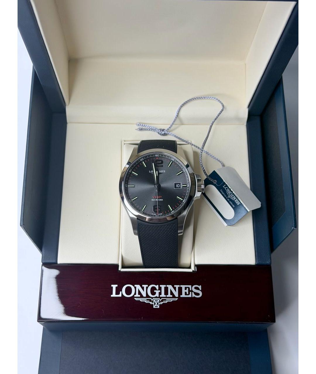 LONGINES Серебряные стальные часы, фото 5