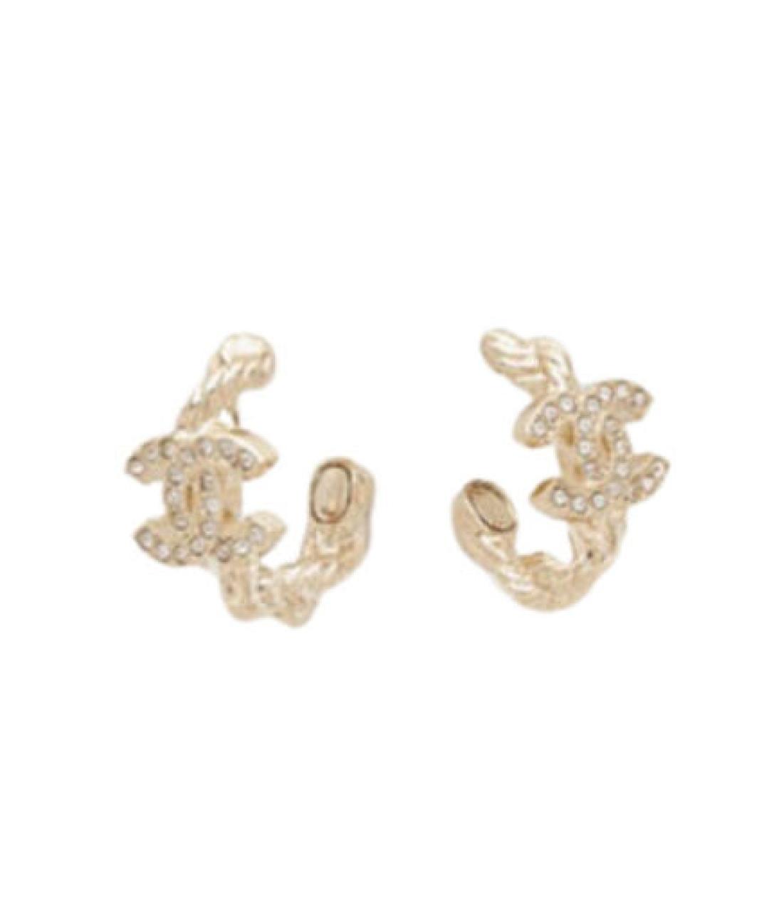 CHANEL Золотые серьги, фото 1