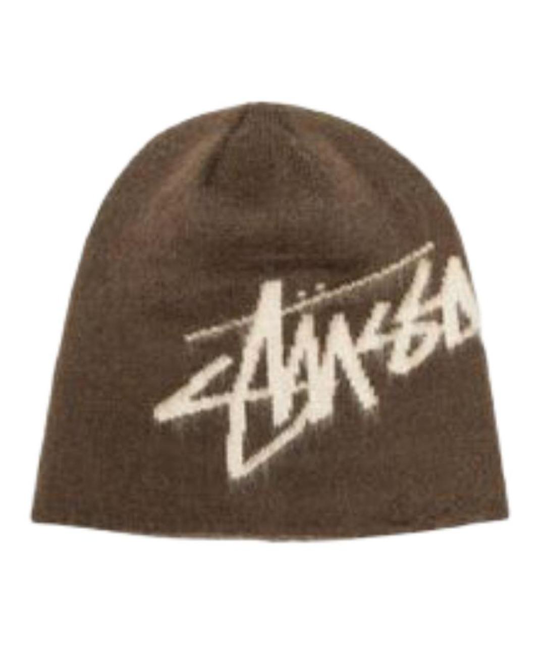 STUSSY Коричневая шапка, фото 1