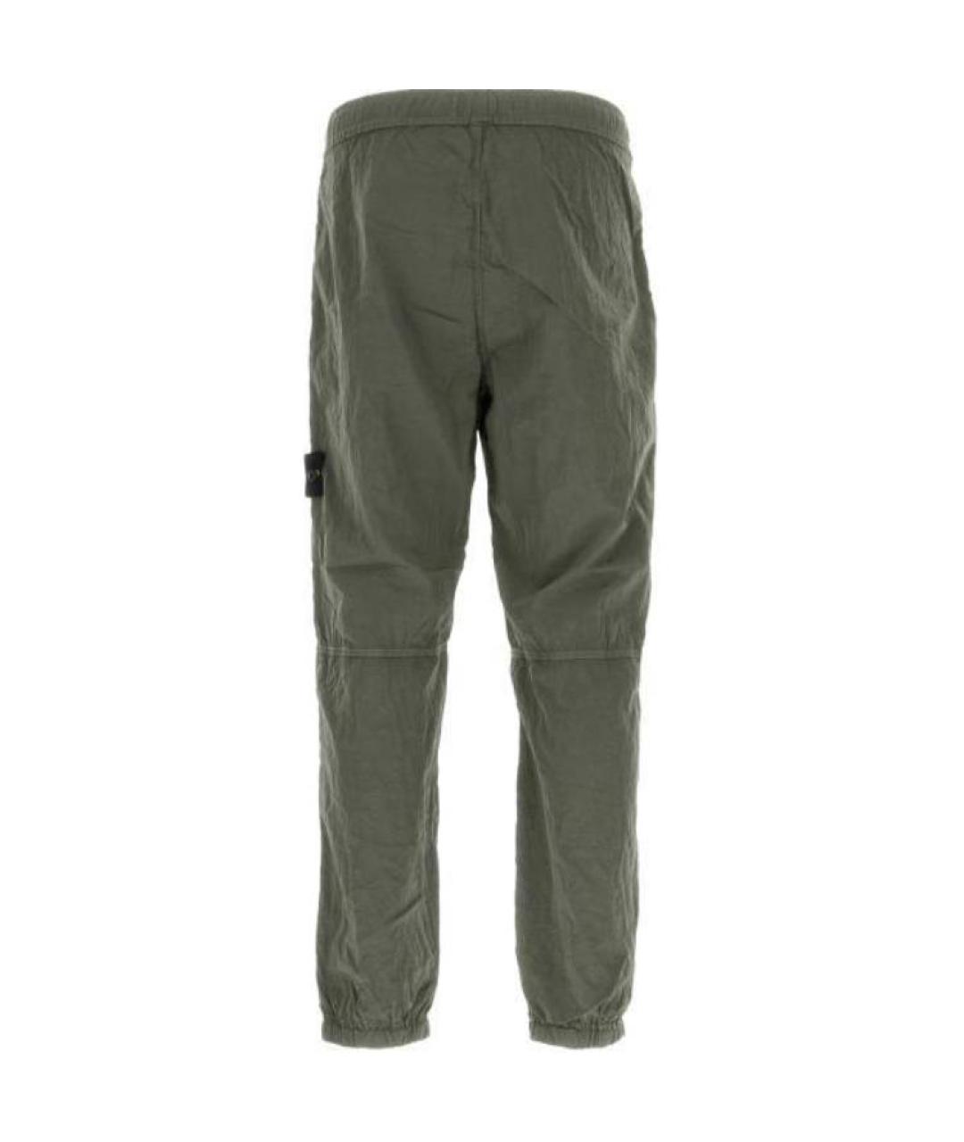 STONE ISLAND Зеленые повседневные брюки, фото 2