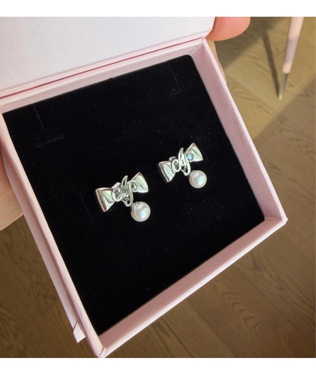 AGENT PROVOCATEUR Серебряные металлические серьги, фото 3