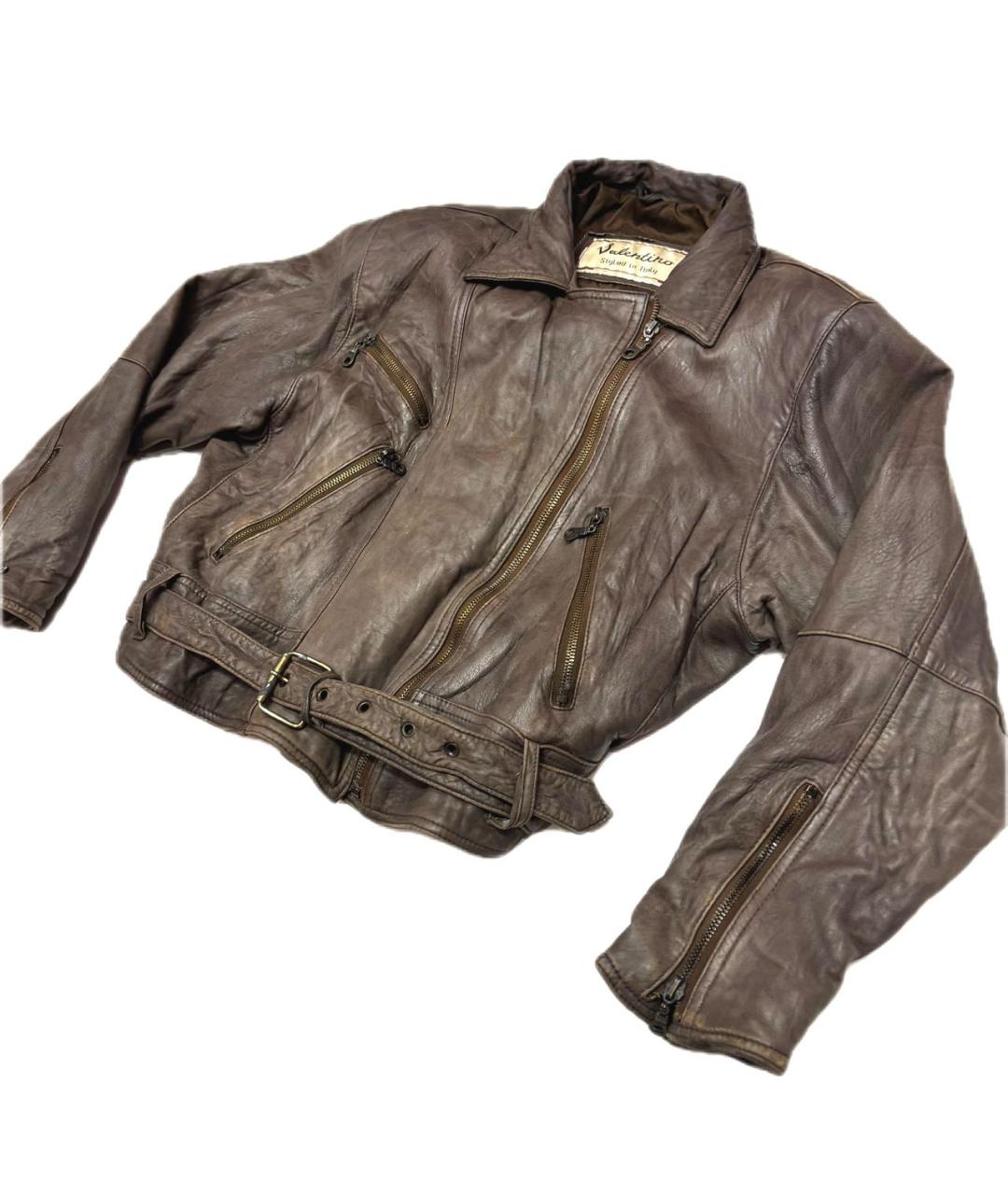 VALENTINO Черная кожаная куртка, фото 2