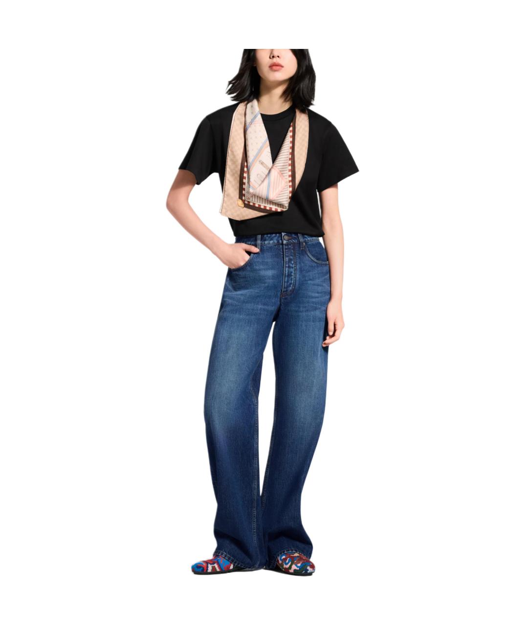 LOUIS VUITTON Черная футболка, фото 3