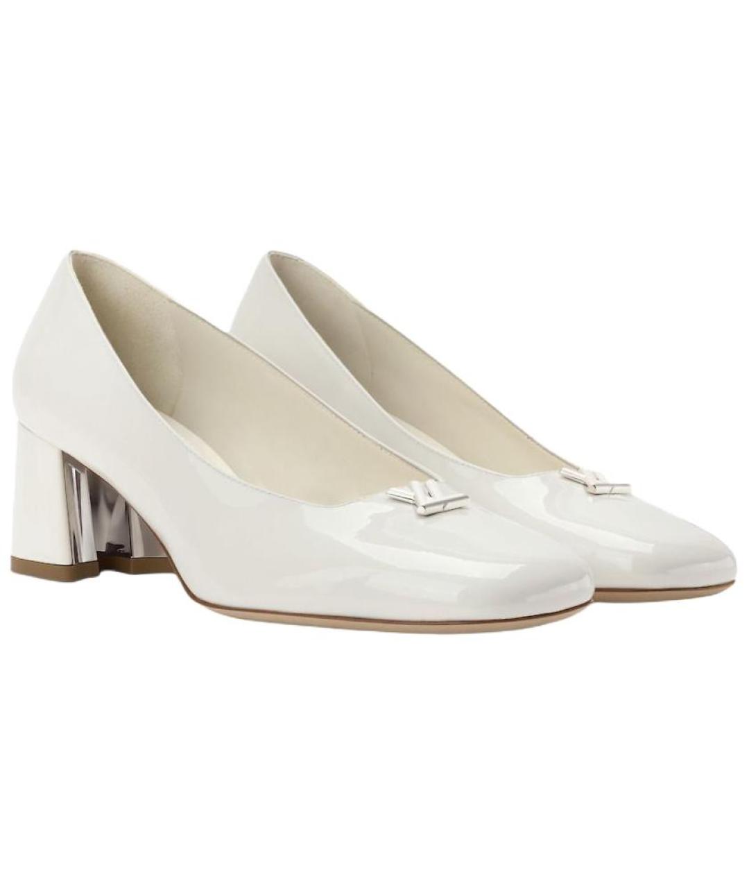 LOUIS VUITTON Белые кожаные туфли, фото 3