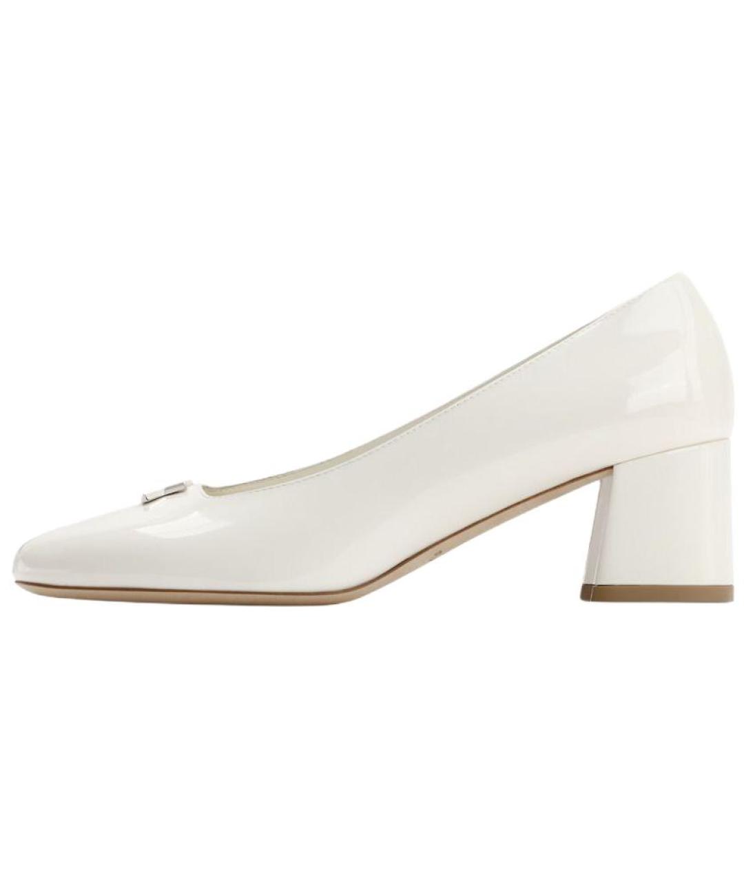 LOUIS VUITTON Белые кожаные туфли, фото 2