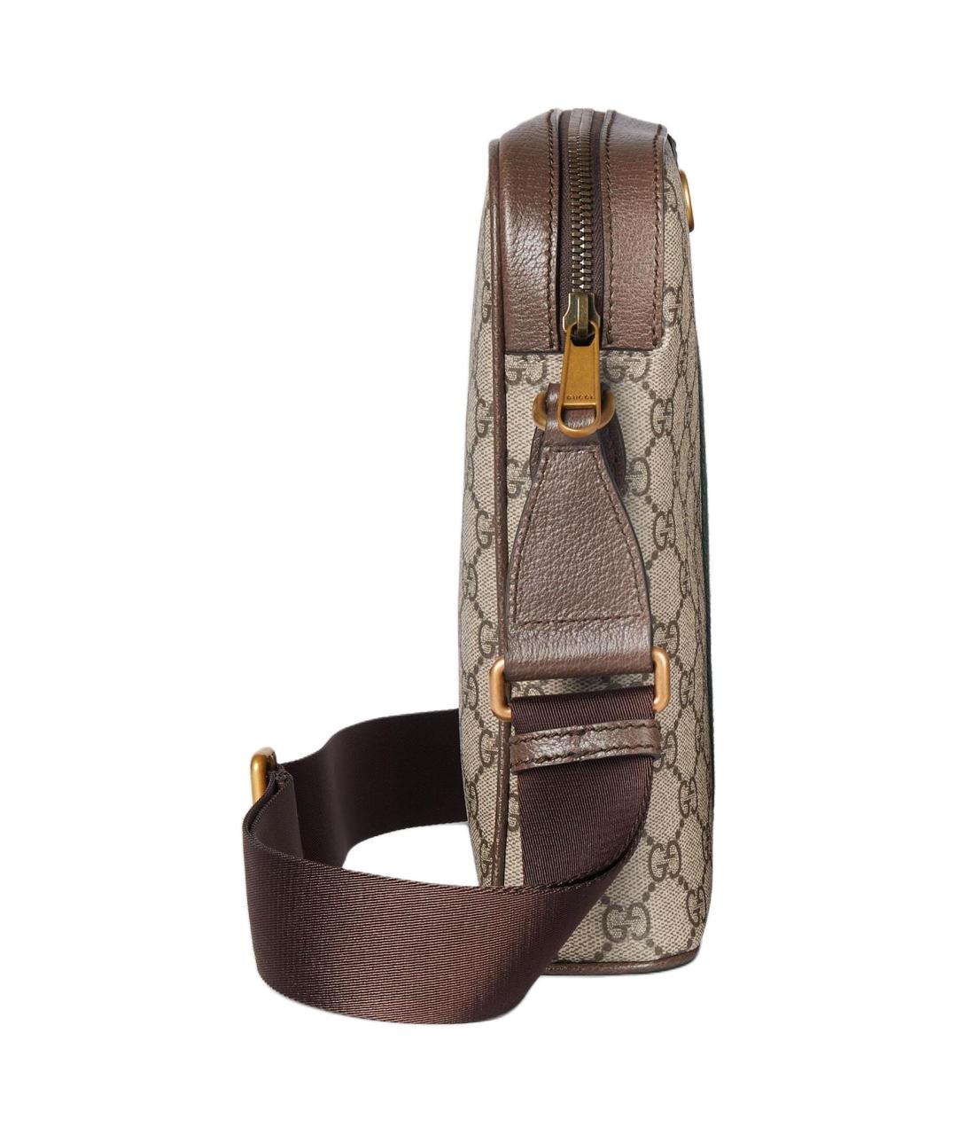 GUCCI Коричневая сумка на плечо, фото 3