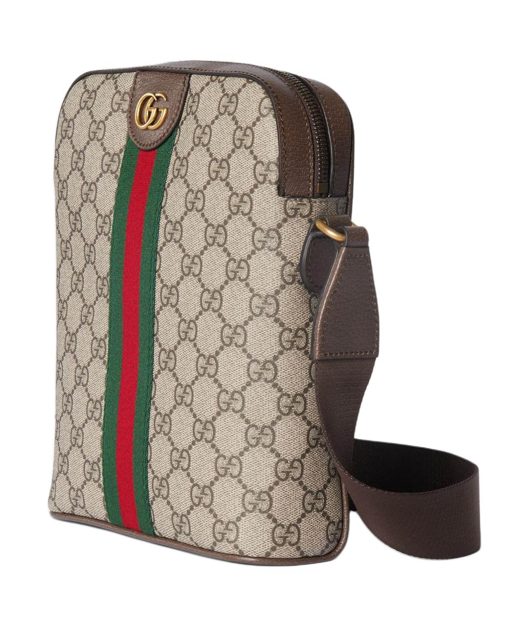 GUCCI Коричневая сумка на плечо, фото 2