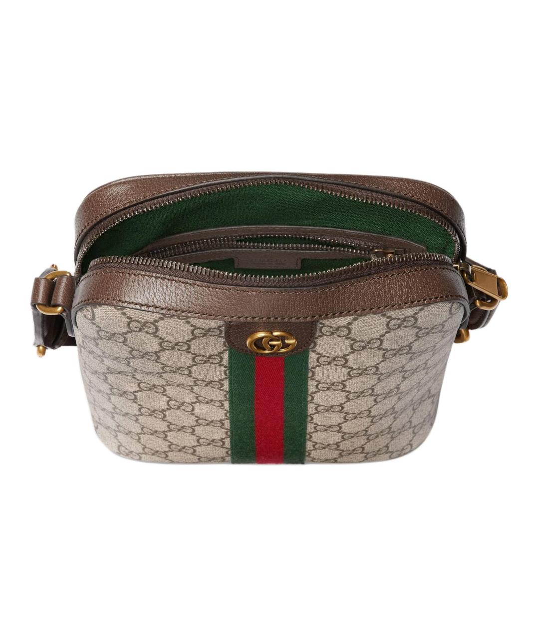 GUCCI Коричневая сумка на плечо, фото 5