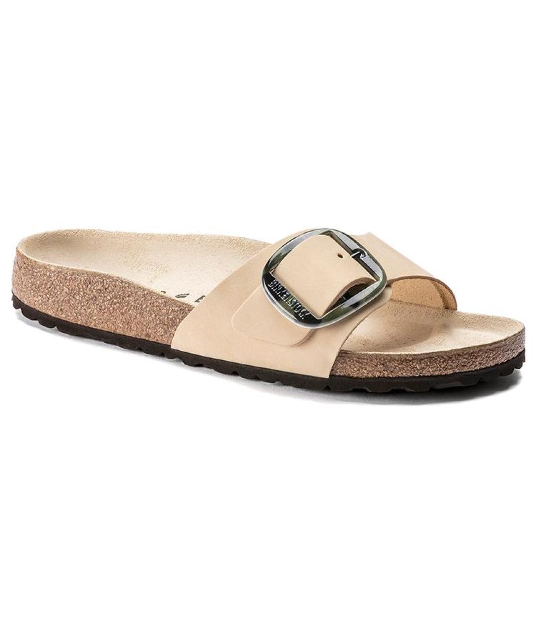 BIRKENSTOCK Бежевые шлепанцы, фото 2