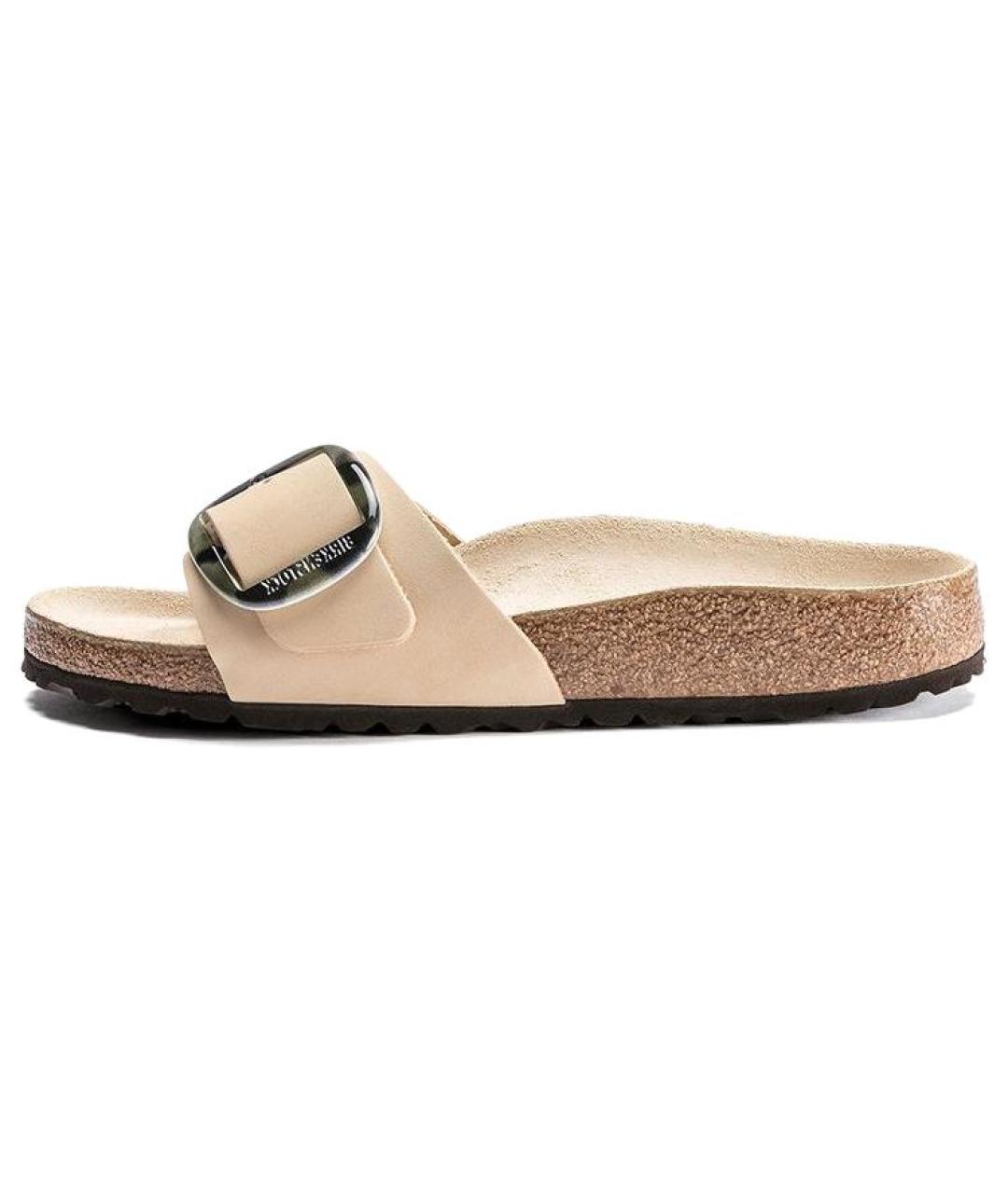 BIRKENSTOCK Бежевые шлепанцы, фото 5