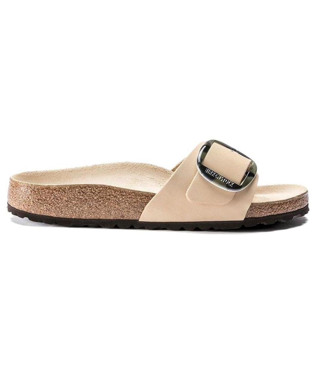 BIRKENSTOCK Бежевые шлепанцы, фото 1