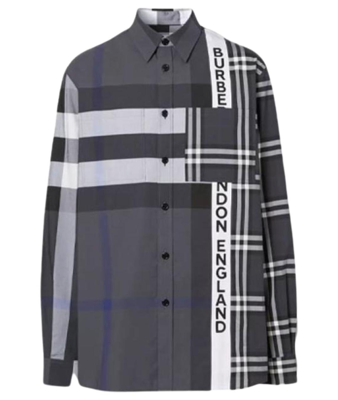 BURBERRY Серая классическая рубашка, фото 1