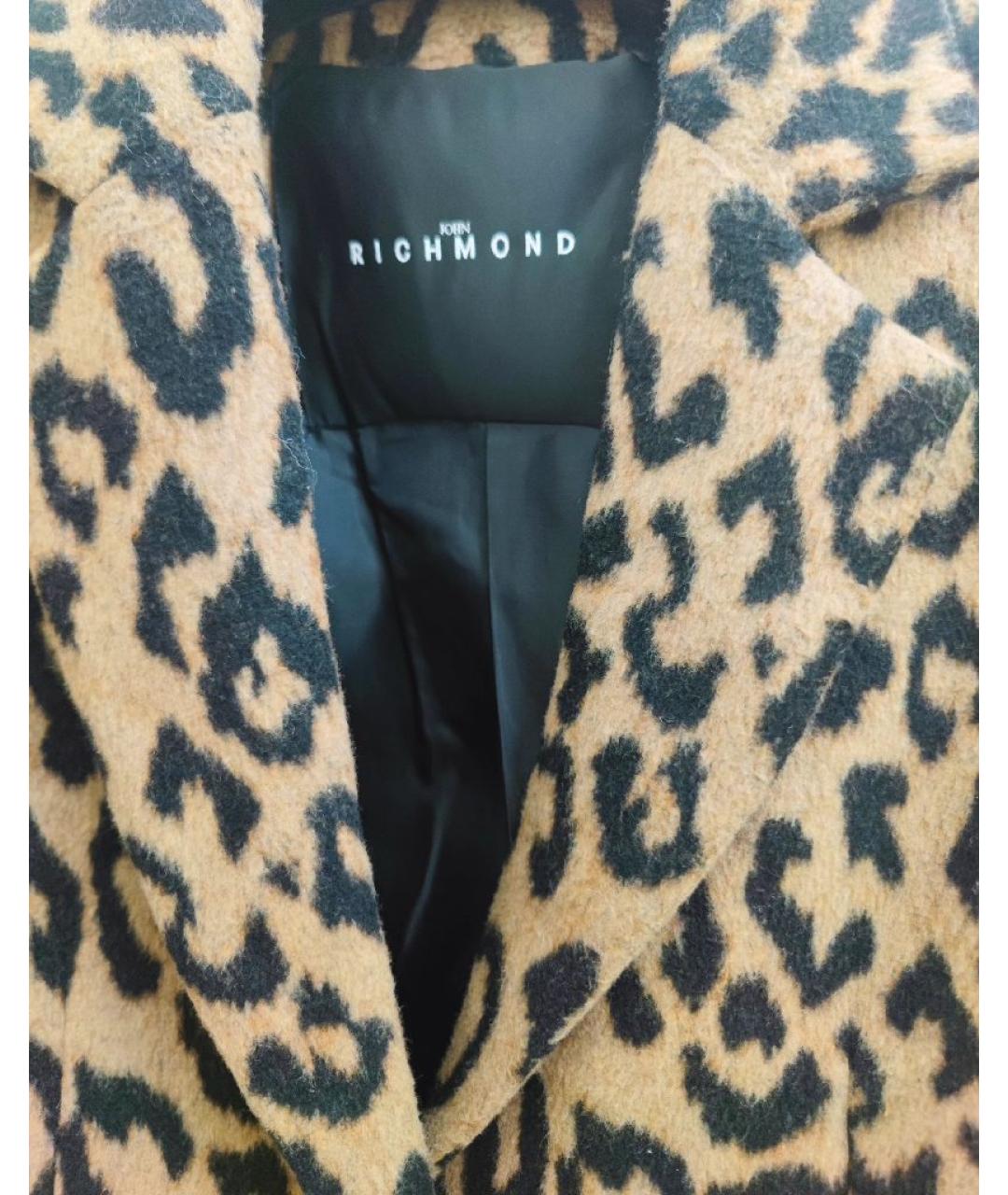 JOHN RICHMOND Коричневое пальто, фото 5