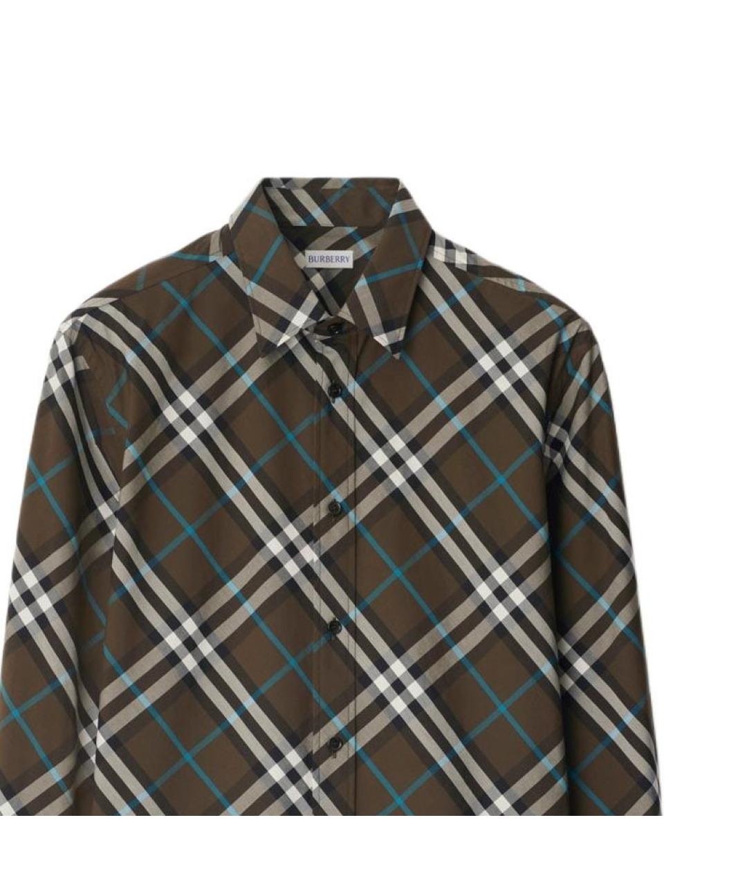 BURBERRY Коричневая кэжуал рубашка, фото 5