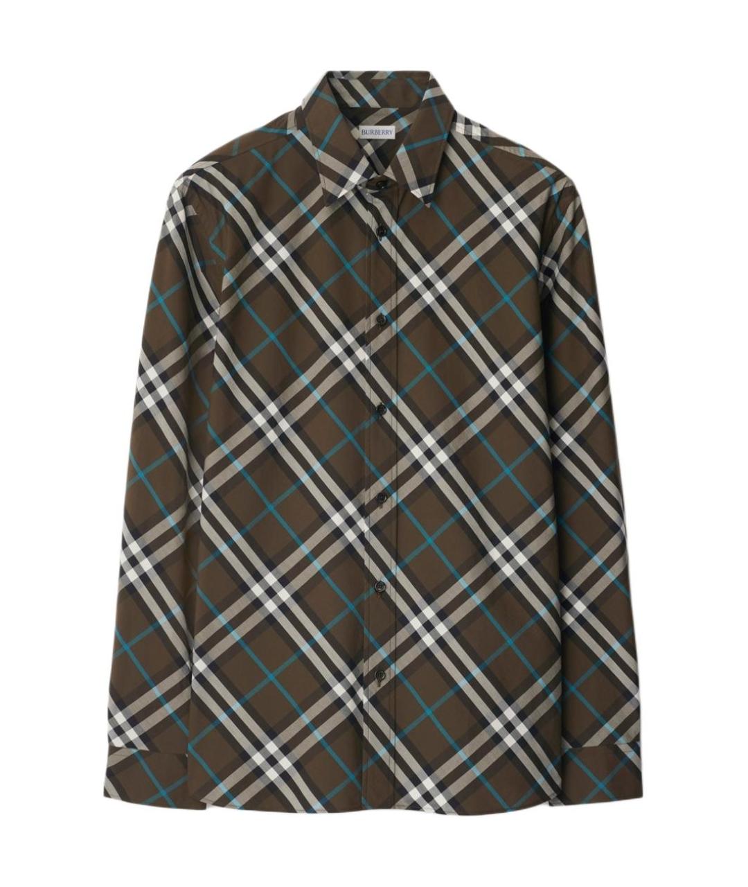 BURBERRY Коричневая кэжуал рубашка, фото 1