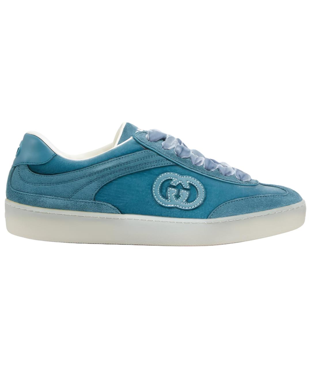 GUCCI Бирюзовые кроссовки, фото 1