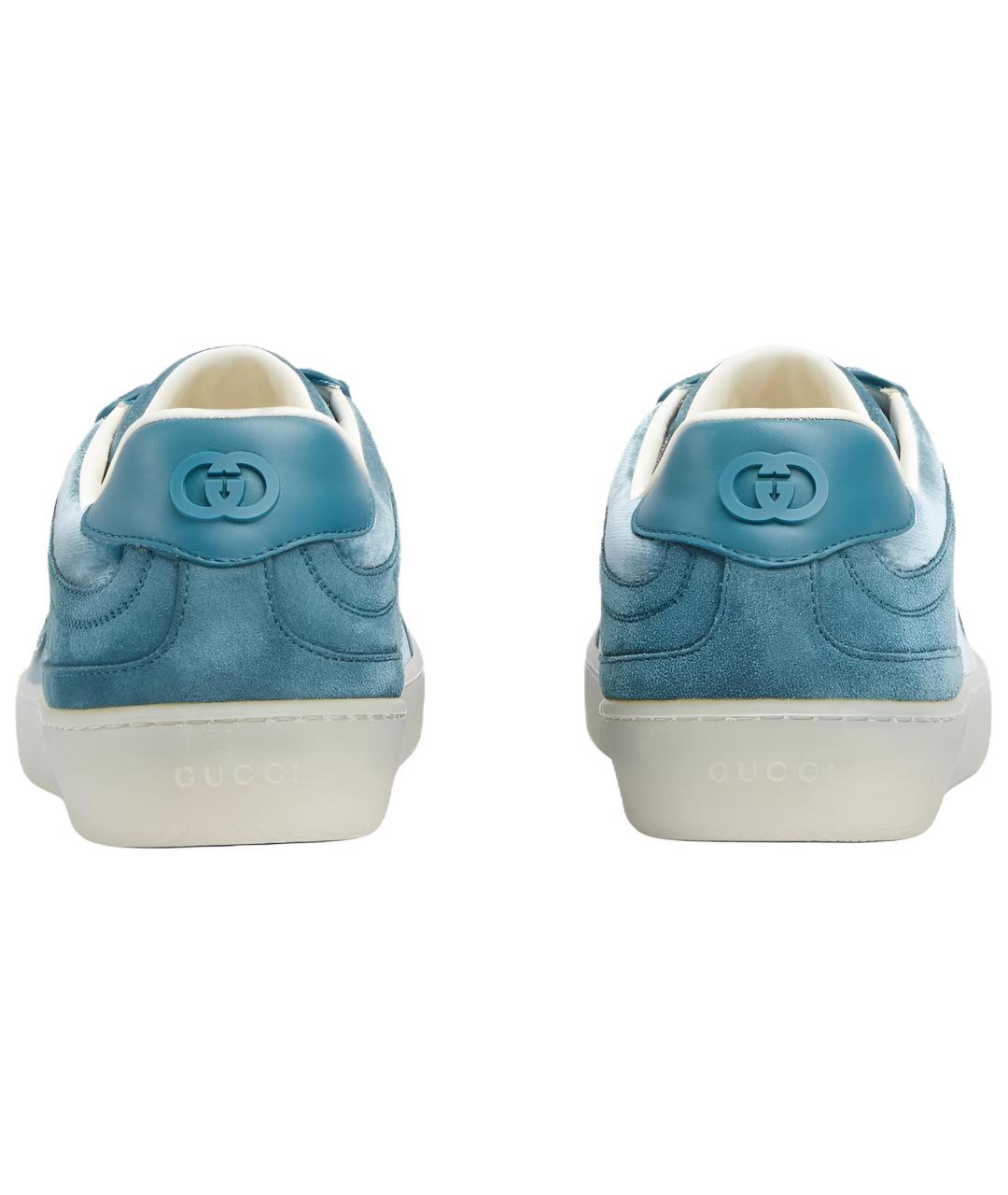 GUCCI Бирюзовые кроссовки, фото 5