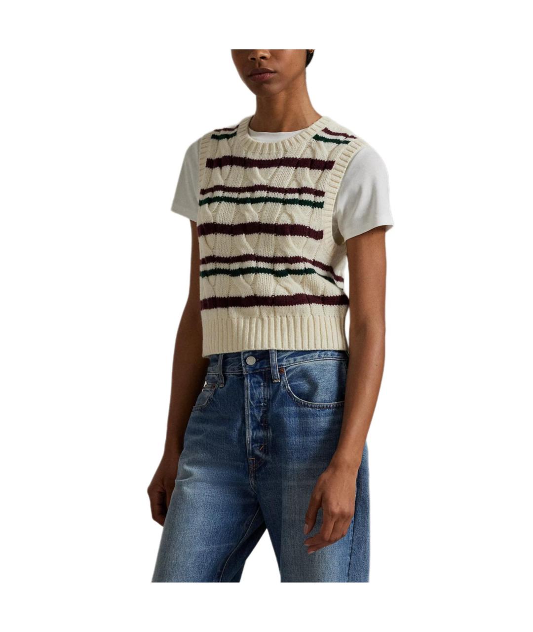 POLO RALPH LAUREN Бежевая жилетка, фото 3