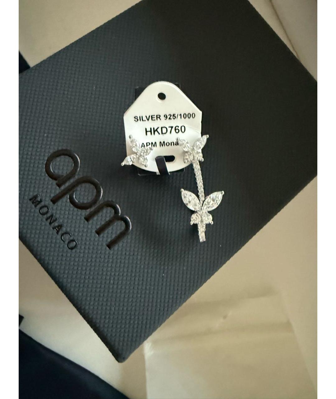 APM Monaco Серебряные серебряные серьги, фото 6