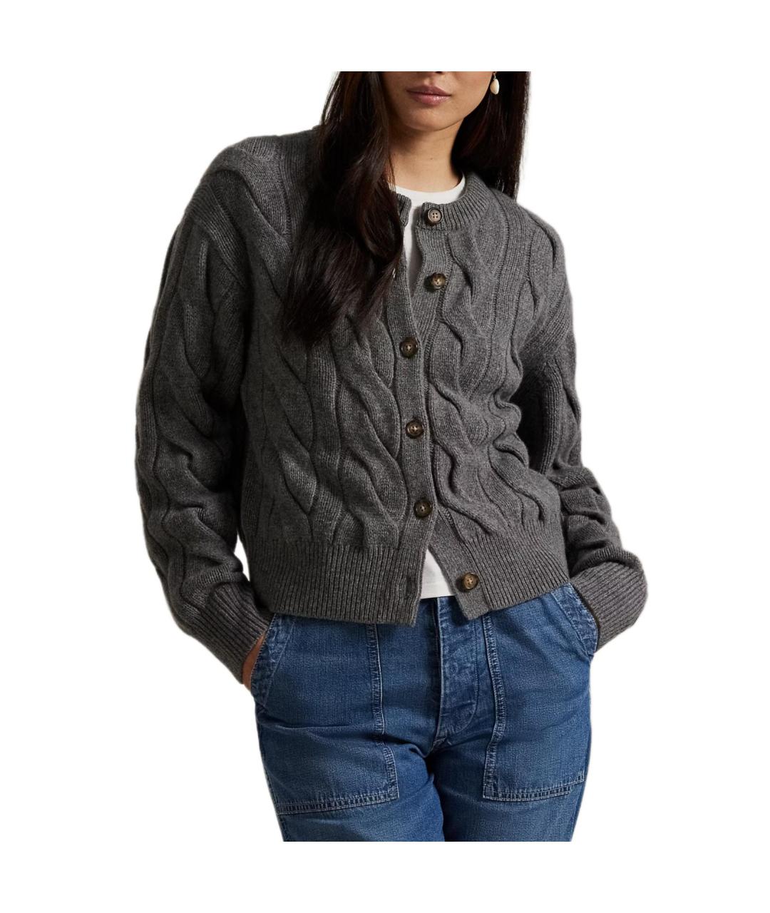 POLO RALPH LAUREN Серый кардиган, фото 3