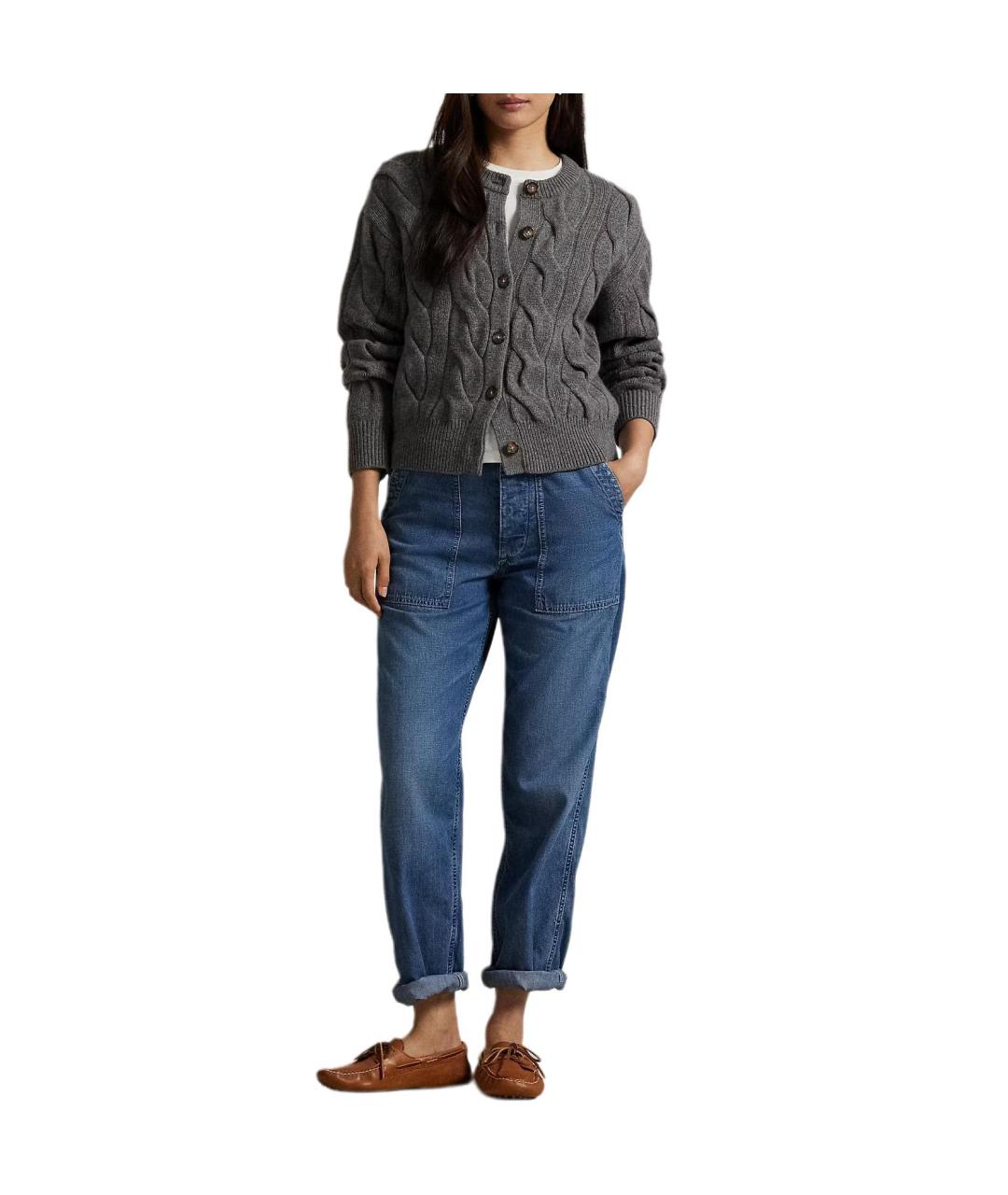 POLO RALPH LAUREN Серый кардиган, фото 2