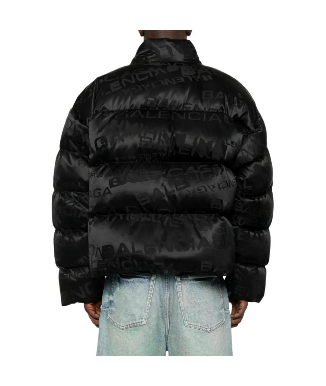 BALENCIAGA Черный пуховик, фото 4