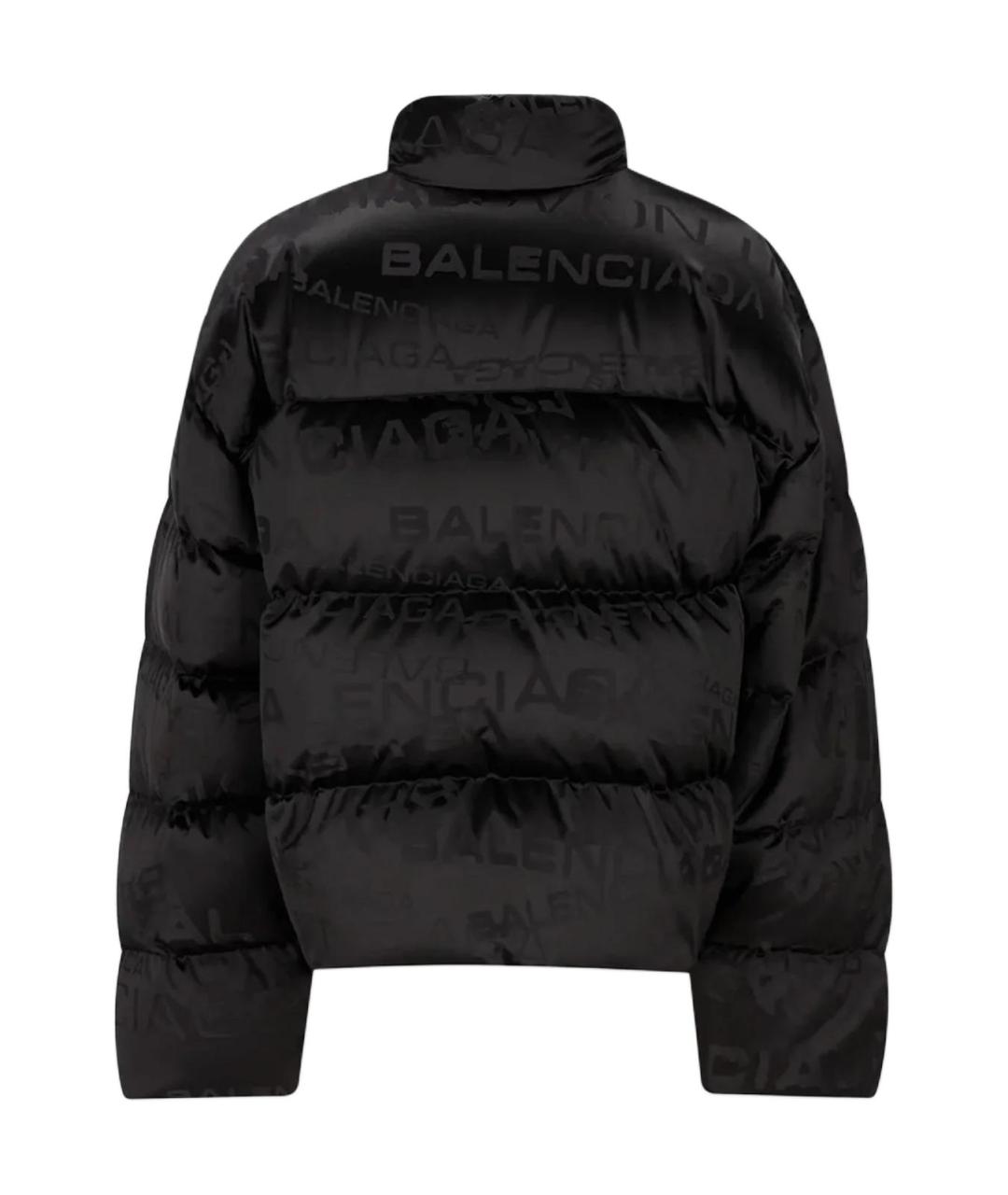 BALENCIAGA Черный пуховик, фото 2