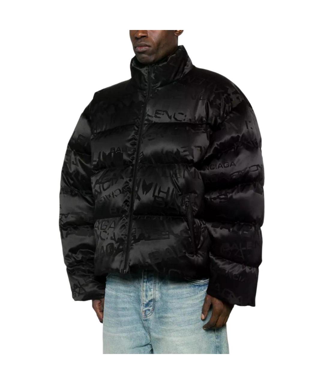 BALENCIAGA Черный пуховик, фото 5