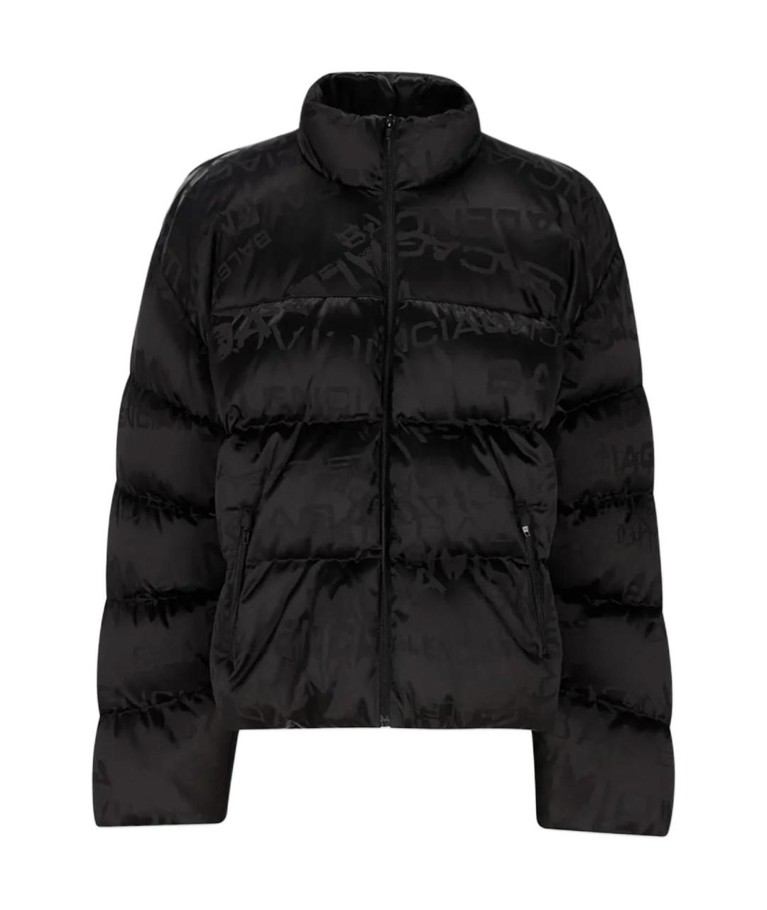 BALENCIAGA Черный пуховик, фото 1