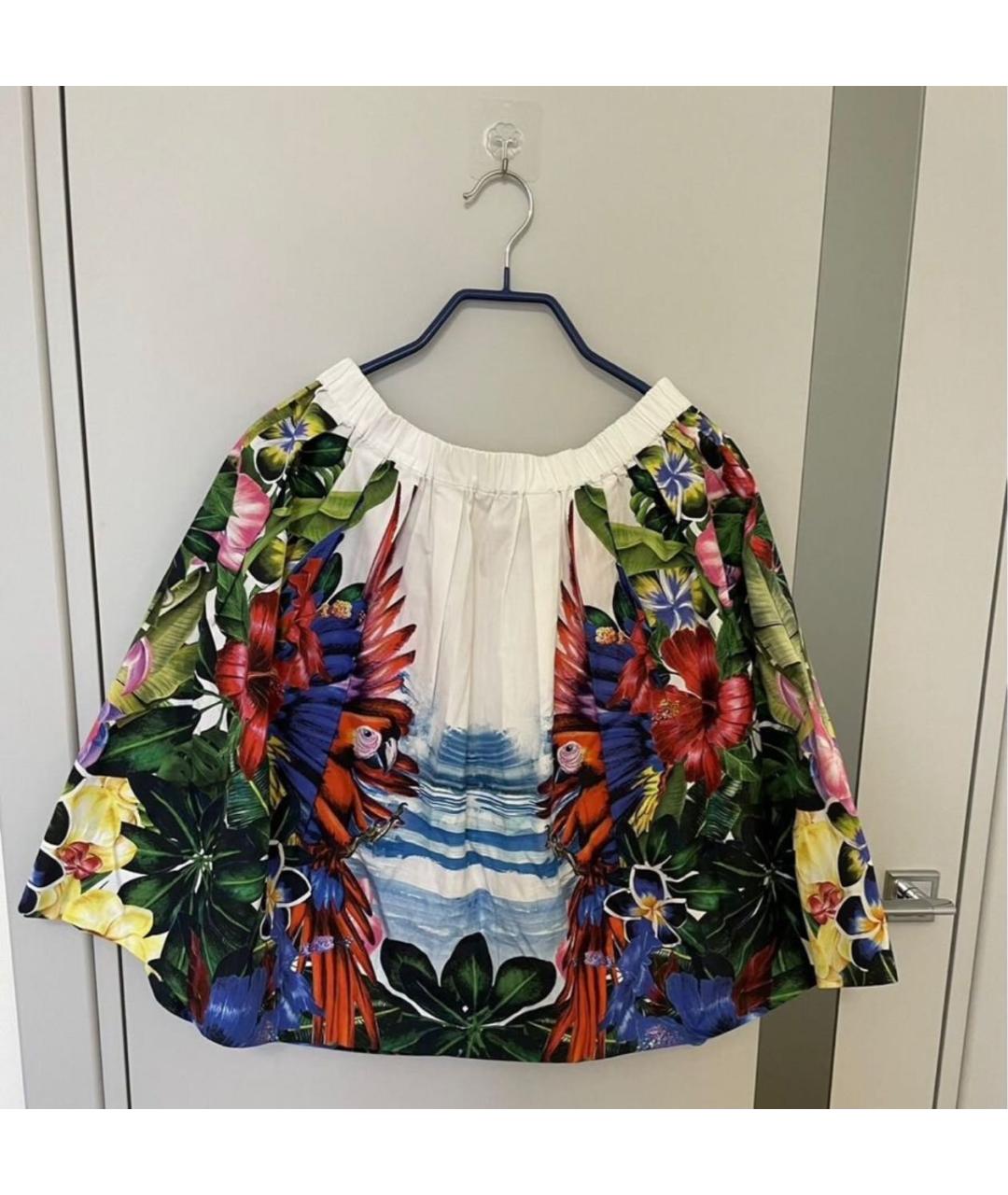 DSQUARED2 Мульти хлопковая юбка миди, фото 6