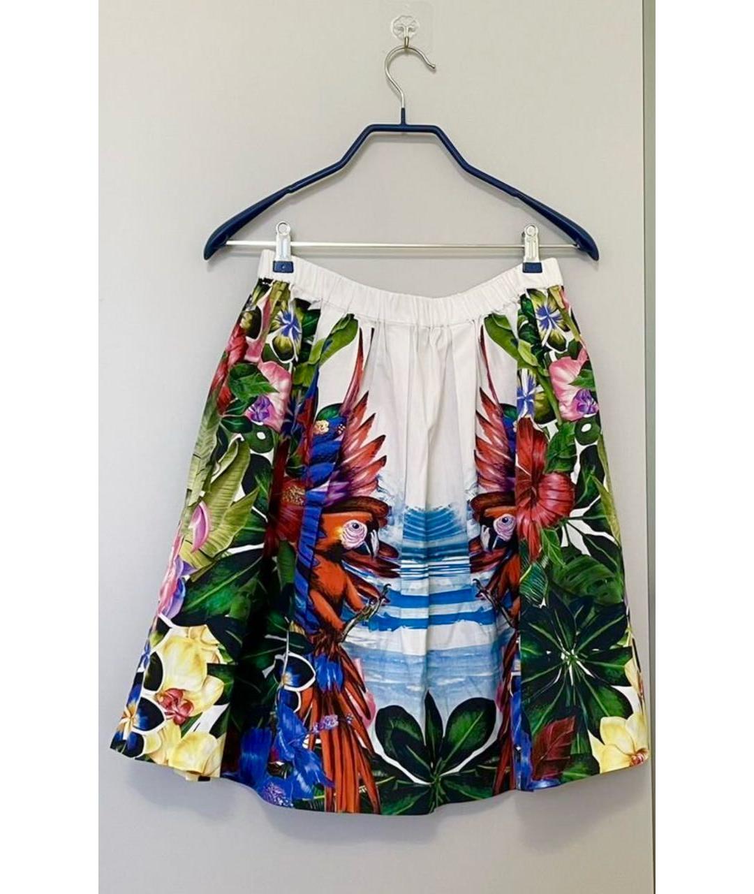 DSQUARED2 Мульти хлопковая юбка миди, фото 3