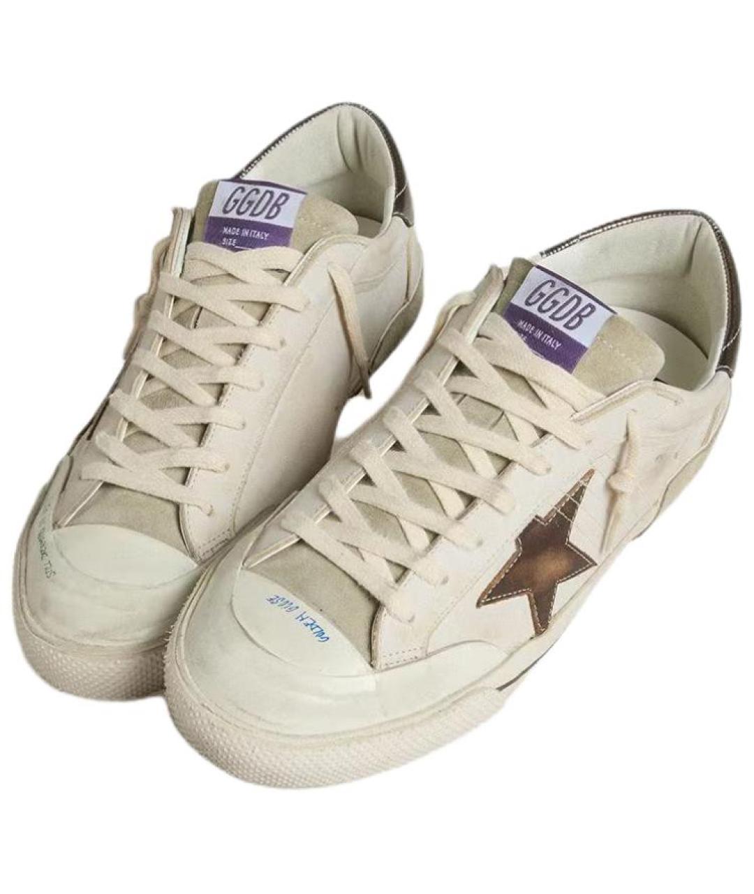 GOLDEN GOOSE DELUXE BRAND Серые низкие кроссовки / кеды, фото 3