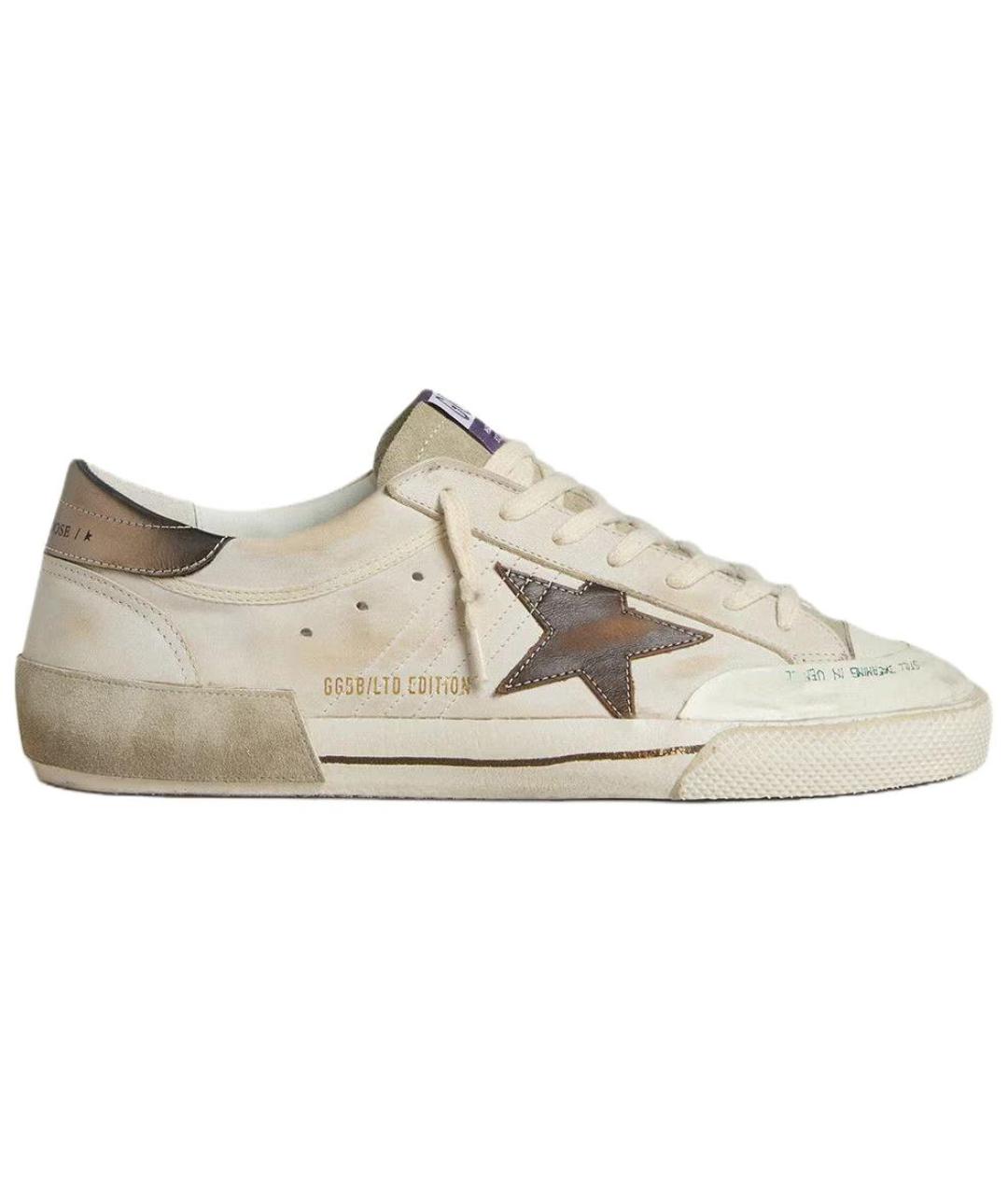 GOLDEN GOOSE DELUXE BRAND Серые низкие кроссовки / кеды, фото 1