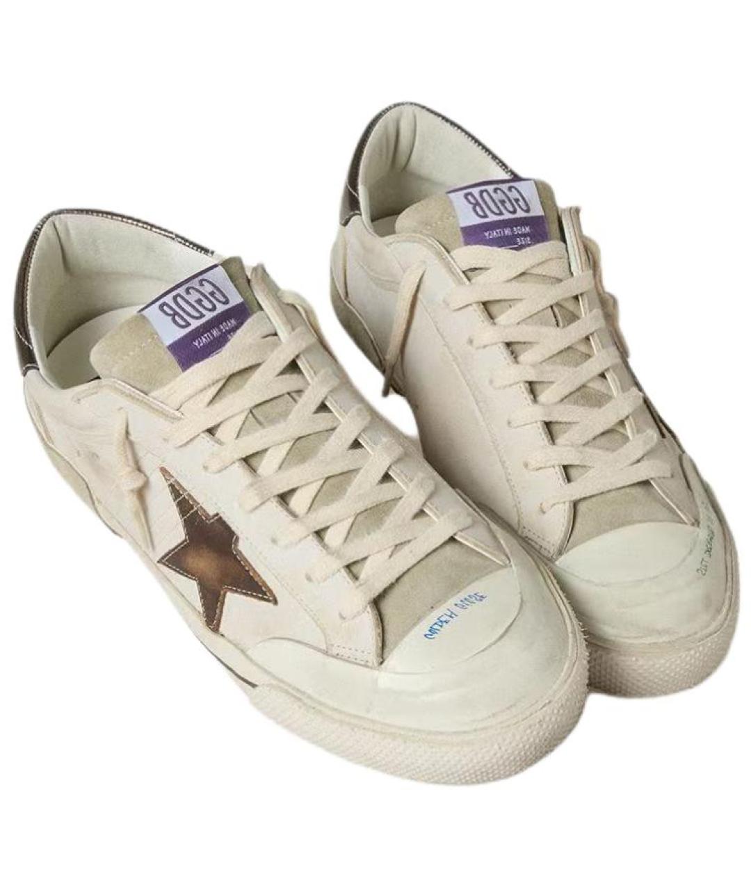 GOLDEN GOOSE DELUXE BRAND Серые низкие кроссовки / кеды, фото 4