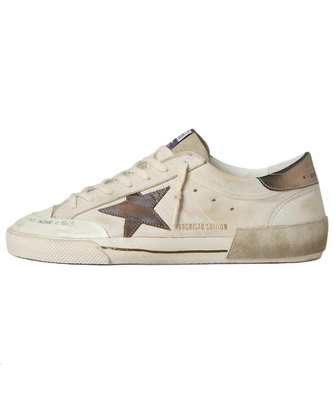 GOLDEN GOOSE DELUXE BRAND Серые низкие кроссовки / кеды, фото 2