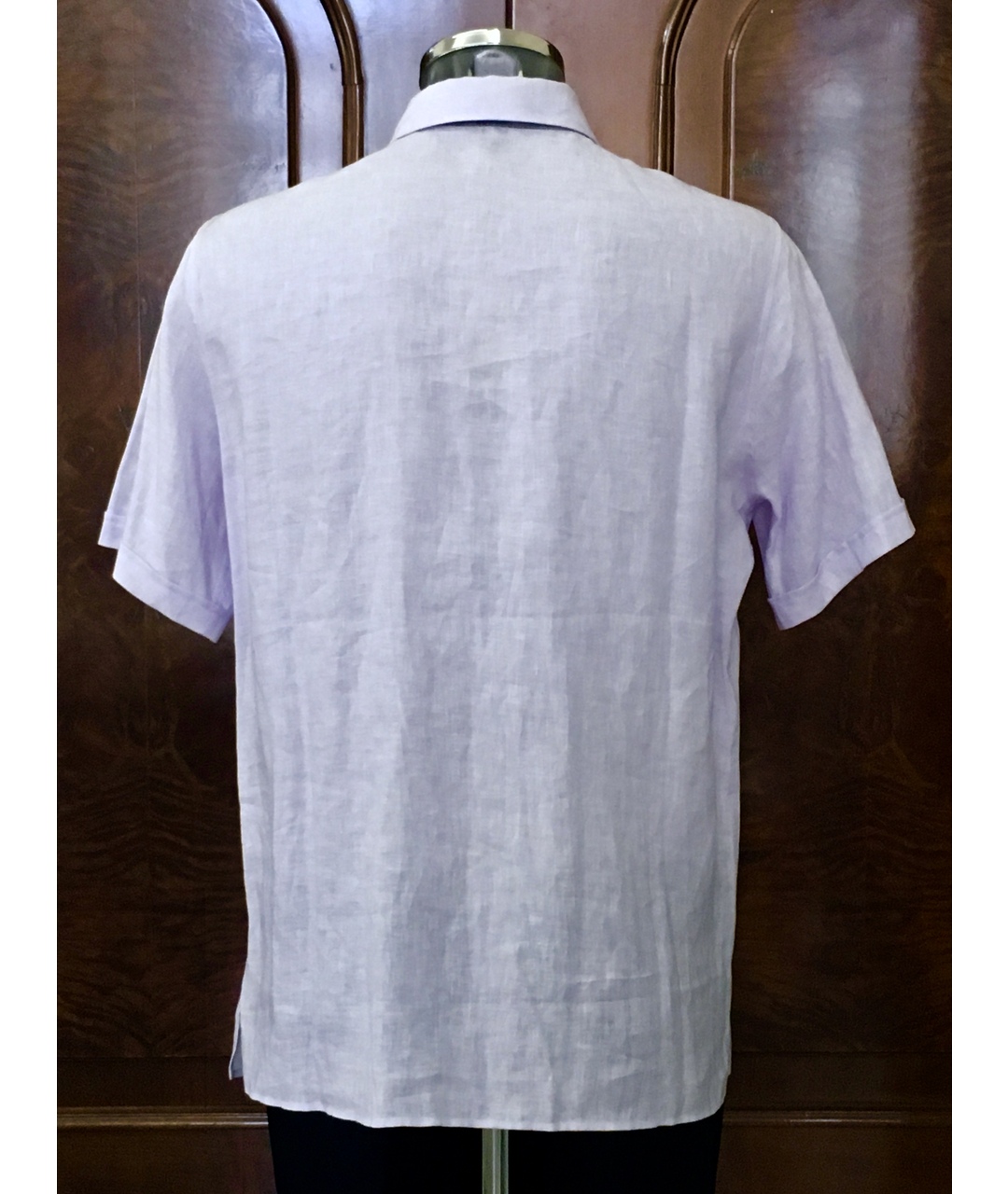 BILANCIONI Фиолетовая льняная кэжуал рубашка, фото 2