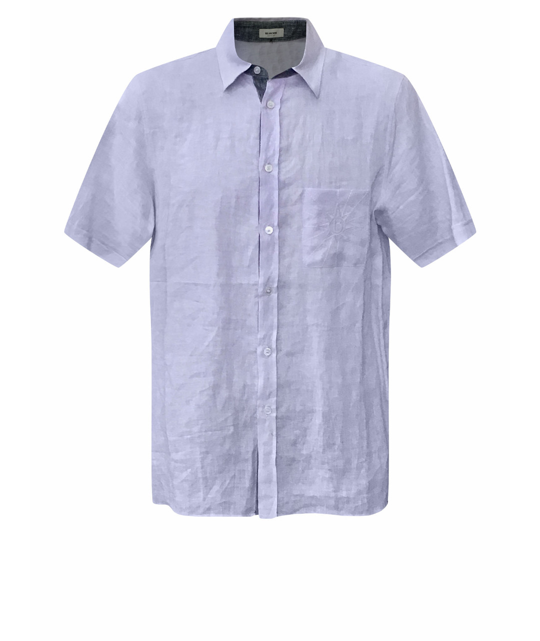 BILANCIONI Фиолетовая льняная кэжуал рубашка, фото 1