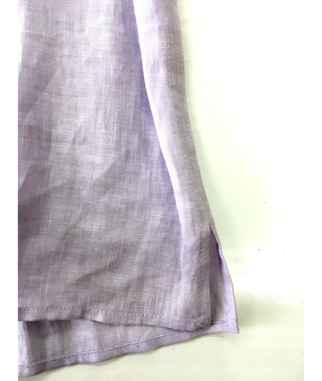 BILANCIONI Фиолетовая льняная кэжуал рубашка, фото 6