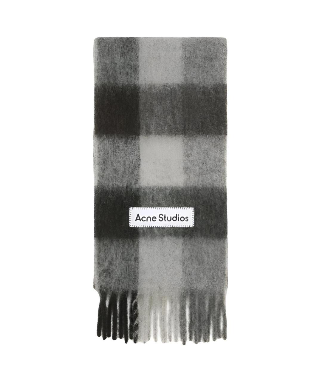 ACNE STUDIOS Черный шарф, фото 3