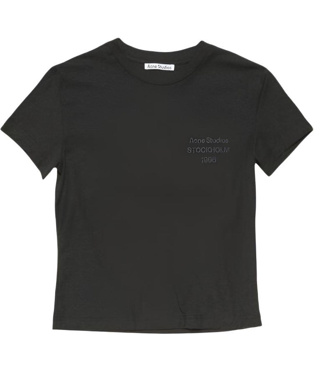 ACNE STUDIOS Черная футболка, фото 1