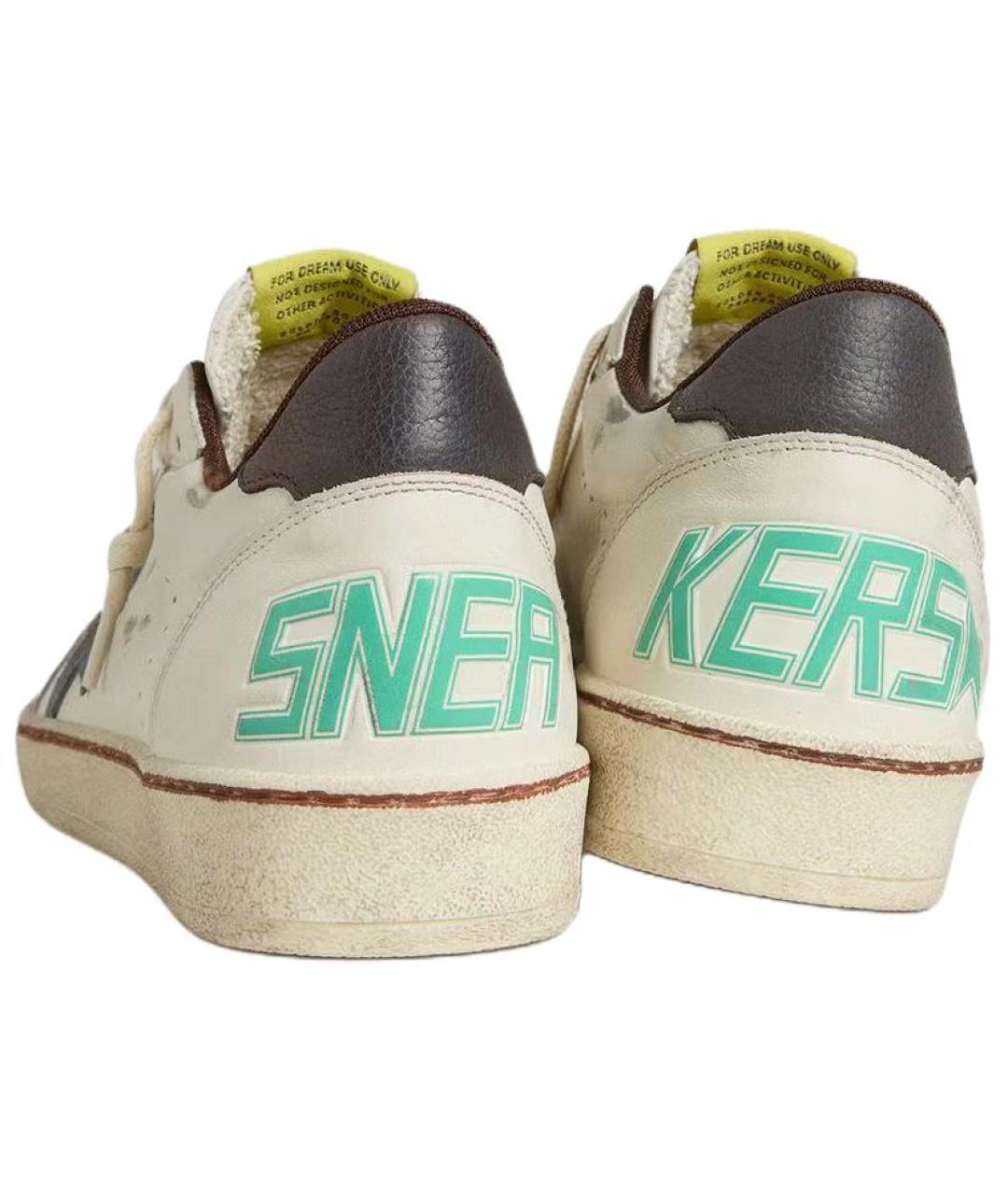 GOLDEN GOOSE DELUXE BRAND Белые низкие кроссовки / кеды, фото 5