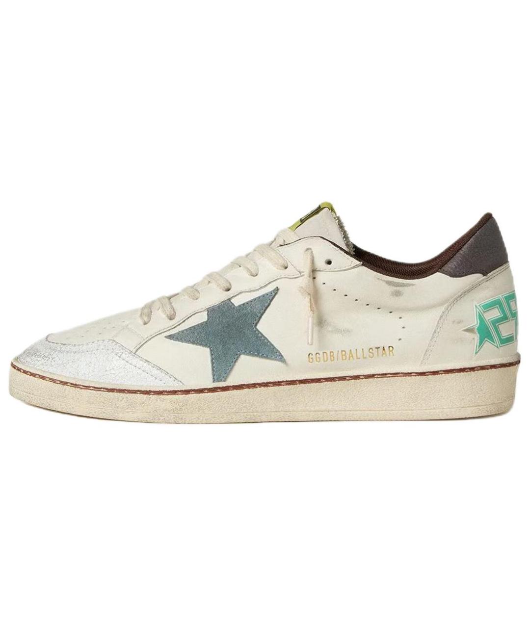 GOLDEN GOOSE DELUXE BRAND Белые низкие кроссовки / кеды, фото 2