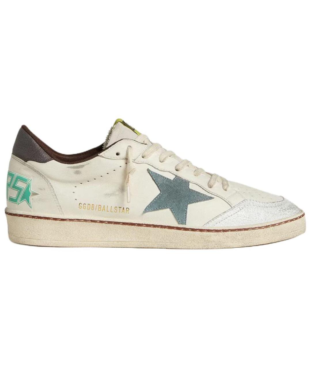 GOLDEN GOOSE DELUXE BRAND Белые низкие кроссовки / кеды, фото 1