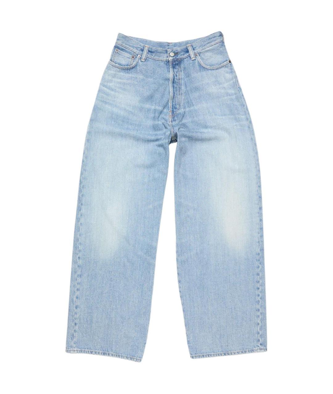 ACNE STUDIOS Синие прямые джинсы, фото 1