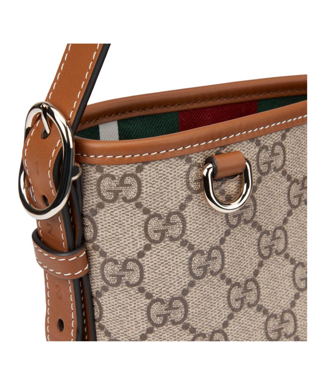 GUCCI Коричневая сумка через плечо, фото 5